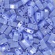 Miyuki half tila 5x2.4mm beads - Opaque light periwinkle luster HTL-446